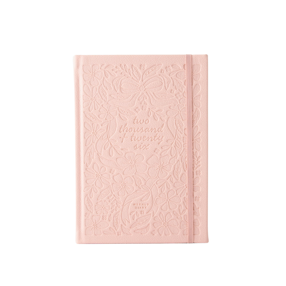 2026 A5 Weekly Diary - Pink Petals